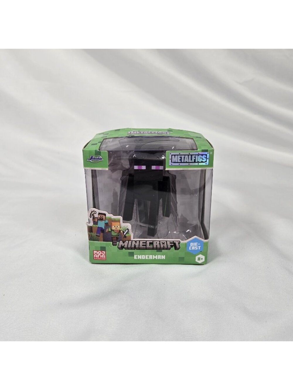 Mojang Studios MetalFigs 2.5" Minecraft Enderman Figure Die-Cast New In Box